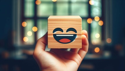 Smiling emoji happy and cheerful, representing summer vibes, joy, and fun in a cute cartoon style.