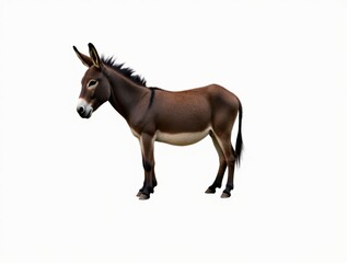Obraz premium Realistic 3D Representation of a Donkey: A Stunning Visual Interpretation of Farm Life