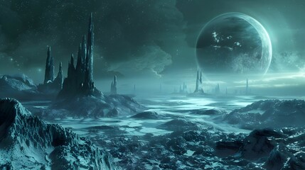 PLAYA EN PLANETA ALIEN