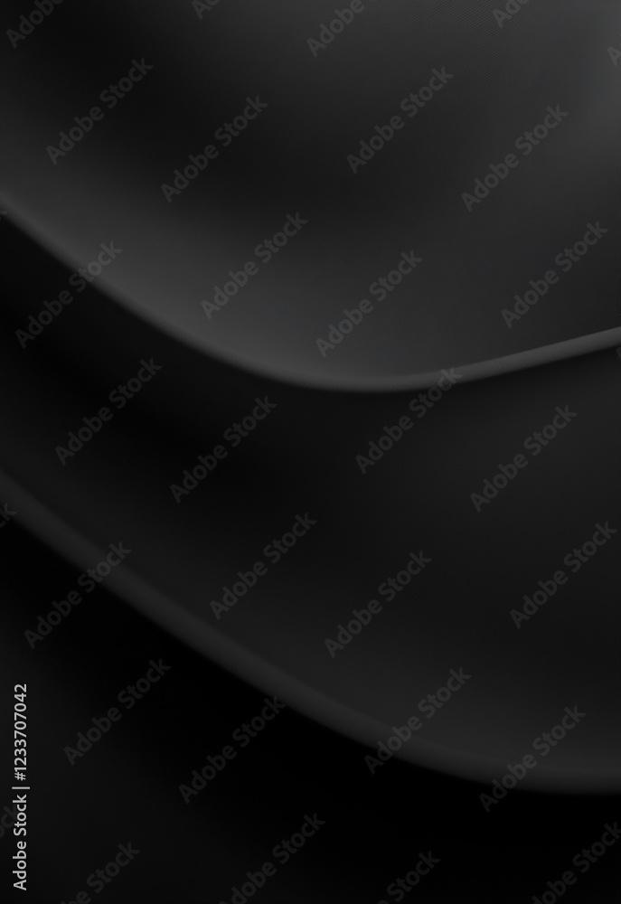 Poster abstract black wave pattern design on a textured background. black wave abstract business tech backg
