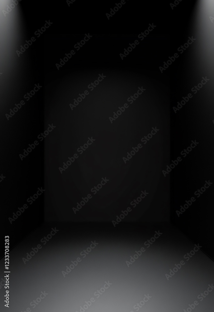 Canvas Prints abstract black gradient background luxury studio dark background texture wallpaper empty black color