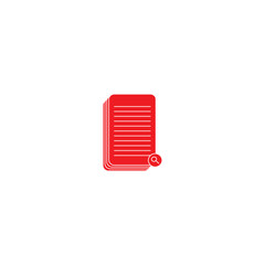 documents or files icon and text lines