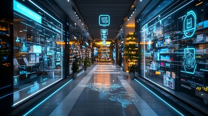 Futuristic Retail Store Using IoT Sensors to Track Inventory, Analyze Customer Preferences, and Optimize Shopping Experiences Efficiently
