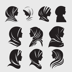 woman silhouette vector art pack