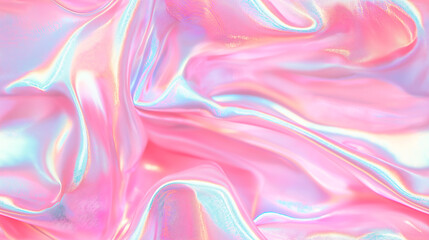 Obraz premium Abstract fluid 3d renders holographic iridescent neon curved waves in motion light dynamic background. 3d render of colorful abstract waves, glowing light effect on a dark background, glowing fluid