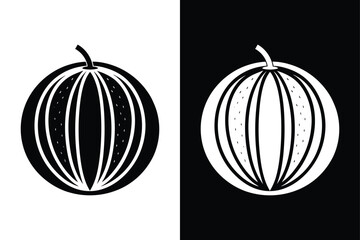 Modern Honeydew Symbol. Fresh and Minimalist Art