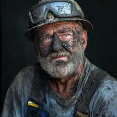 Obraz premium Hard working factory worker