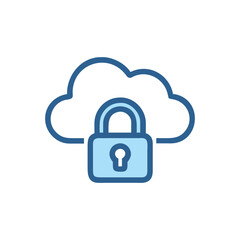  Cloud Security and Firewall Icon Design
