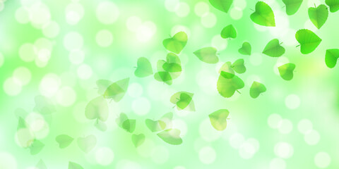 新緑　葉　風景　背景