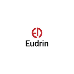 Obraz premium ED modern monogram logo design