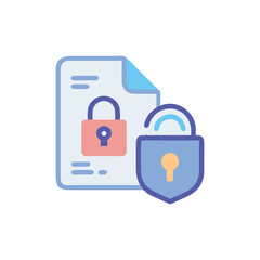  Comprehensive Data Protection Icon for Risk Management
