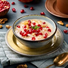 Turkish traditional dessert ashura