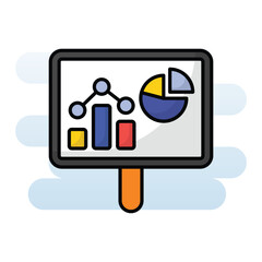 Bar Chart vector icon