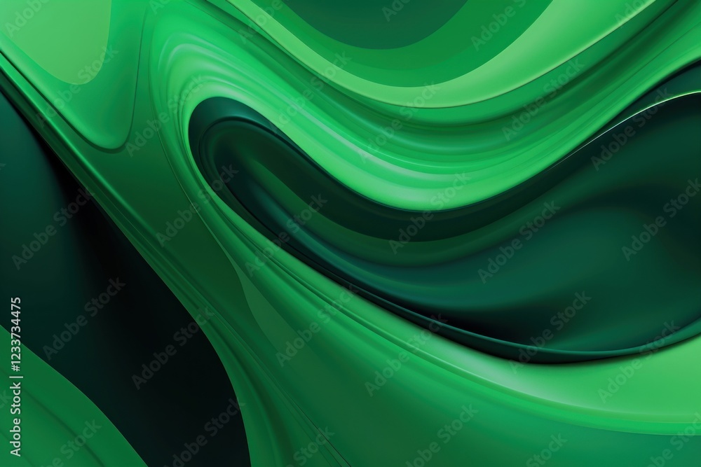 Poster modern abstract green with fluid shape background backgrounds transportation automobile.