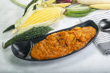 Indian cuisine - Kadai chicken masala