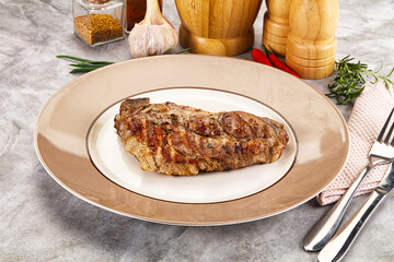 Grilled pork sirloin for dinner