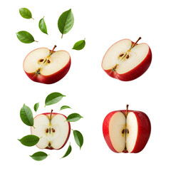 Fresh SliceApple PNG - Transparent Background File