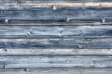 Fototapeta premium Weathered blue wood planks, rustic texture, outdoor wall, background, design