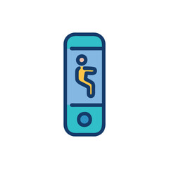  Smart Fitness Tracker Icon