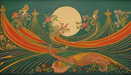 Stunning Vibrant Abstraction A Kaleidoscope of Blossoms in a Dazzling Field, Brimming with Rich Colors and Textures, Celebrating the Exuberance of Spring in Full Bloom.