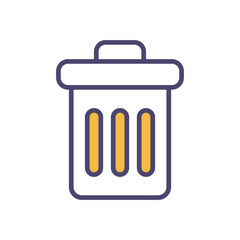 Trash  icon. Userinter face icon design. vector graphic