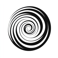 Obraz premium Spiral elements icon spiral abstract pattern.