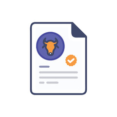 Obraz premium Innovative GNU License Solutions Icon