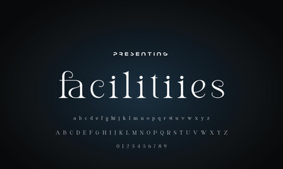 Elegant font alphabet logo. Typography Beauty fashion luxury classic letters serif fonts decorative wedding vintage retro logos. vector illustration