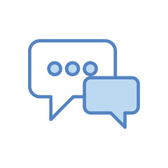 Fototapeta premium Chat icon. Userinter face icon design. vector graphic