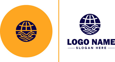 Import icon Importation Importing Influx flat logo sign symbol editable vector