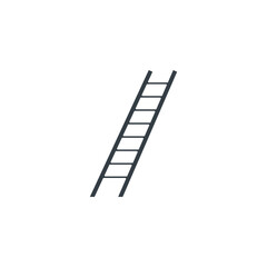 Ladder icon symbol vector illustration isolated on white background