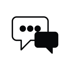 Chat icon. Userinter face icon design. vector graphic