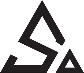 S Triangle shape logo.eps