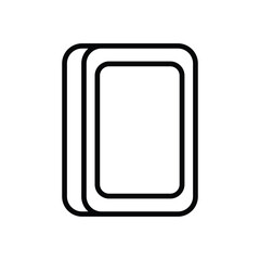 Smart Phone icon. Userinter face icon design. vector graphic