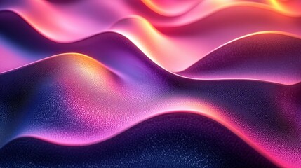 Abstract waves with vibrant colors creating a dynamic visual effect.