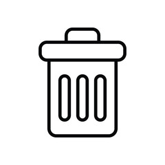 Trash  icon. Userinter face icon design. vector graphic
