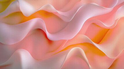 Abstract flow of pastel paint blending in a smooth pattern, evoking a sense of calm and creativity, with a subtle play of light and shadow