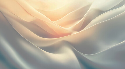 Abstract flow of pastel paint blending in a smooth pattern, evoking a sense of calm and creativity, with a subtle play of light and shadow