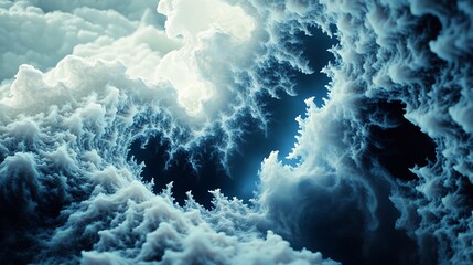 Abstract Cloudscape Celestial Formation Digital Art