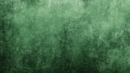 Fototapeta premium A green grainy gradient background transitioning from dark to light forest green with a grunge effect.