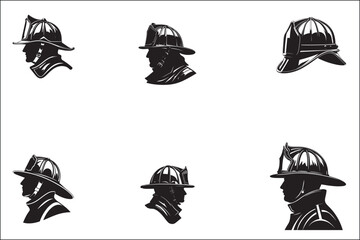 Vintage Hat Silhouette Vector Bundle
