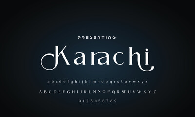 Fototapeta premium Luxury beauty font alphabet logo. Typography beautiful fashion elegant classic letters serif italic fonts wedding vintage retro casters logos. vector illustration