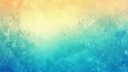 Fototapeta premium Abstract Watercolor Background - Blue, Orange & Yellow Gradient, Abstract Green Blue Gradient Background With Texture