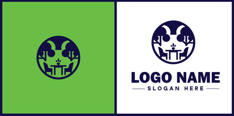 Interior Design icon Interior decoration Interior styling Space planning flat logo sign symbol editable vector