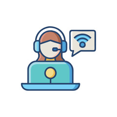  Comprehensive Virtual Assistant Icon for Workflow