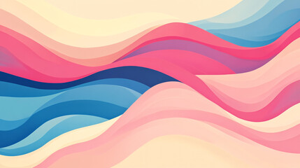 abstract watercolor hand painted, Fluid and Harmonious Boho Watercolor Wave Design for Creative Projects and Branding