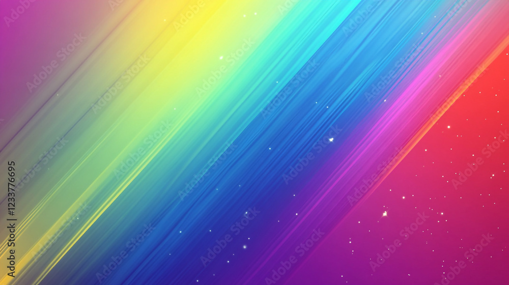 Poster abstract colorful background with diagonal stripes and a gradient, colorful rainbow gradient backgro