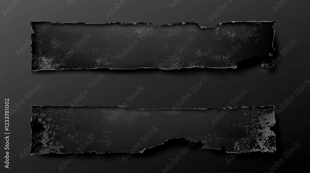 Poster grunge texture abstract background. Abstract grunge dust particle and dust grain texture, Grunge black banner. Template for your modern designs. Brushed grungy painted, black banner. Temple