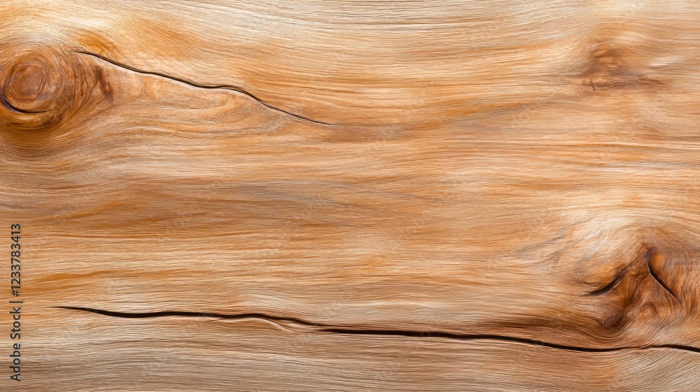 Poster smooth golden wood grain texture with natural patterns and warm tones for background design