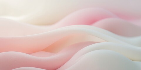 Fototapeta premium Pastel gradient background with smooth transition of pink and cream hues